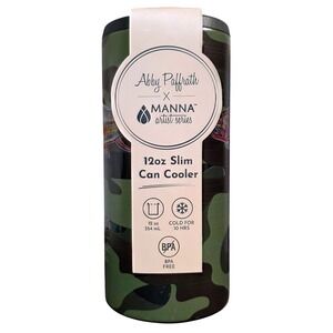 Manna Artist Series Abby Paffrath 12oz Slim Can Cooler Camo Fish Trout AP42692